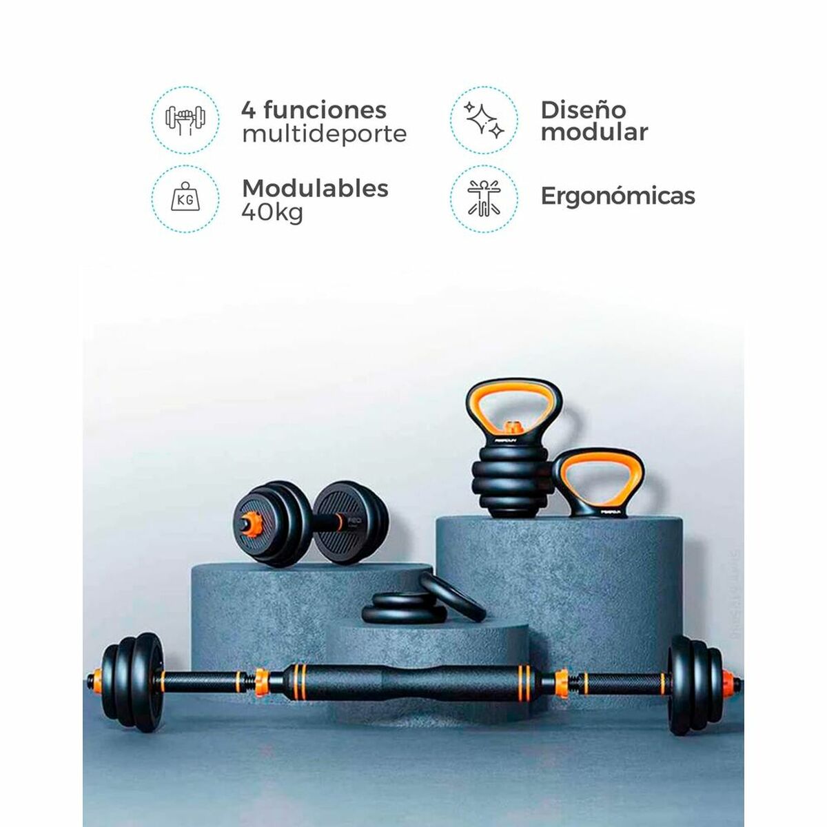 Sada kettebell a činky Xiaomi 40 kg